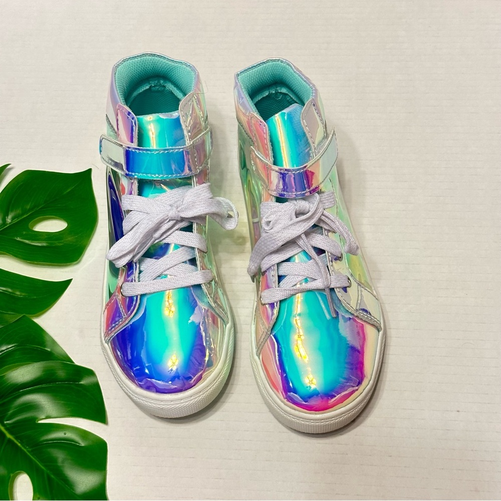Wonder Nation Iridescent High Top Sneaker NWOT - Picture 5 of 8